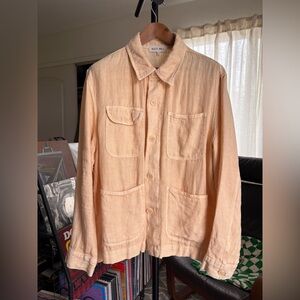 Alex Mill Botanical Dyed Work Jacket - Warm Sand - XL